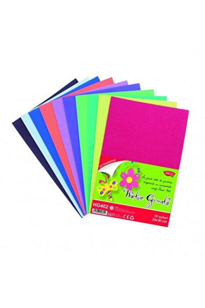 daço Hartie Gumata Autoadeziva 10 coli 10 culori Daco (HG402)