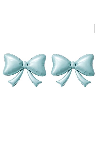 Çemrek Süs Parti 2 بالون من الفويل على شكل فيونكة 40 سم