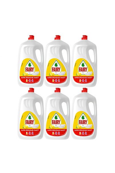 Fairy Sıvı Bulaşık Deterjanı Limonlu 2600 ml 6 Adet