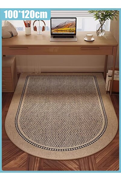 Generic 100*120cm Arch Floor Mat Chair Floor Mat Protector Rug Non-Slip Floor...