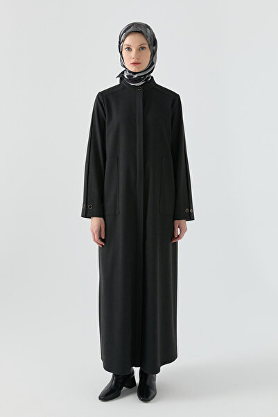 Tuğba Kare Cepli Ferace - Antrasit