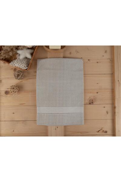 Baveno Prosop din bumbac, simplu, 60x110 cm, cu model tip vafe, design boem