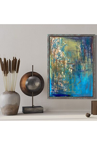 Siraze sanat Katmanlar Arasında – Çağdaş Hat Kompozisyonu- Soyut tablo- Modern