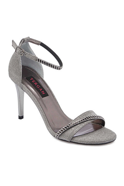 Tergan Platin Vegan Kadın Abiye Ayakkabı - K25Y1AY67813-O58