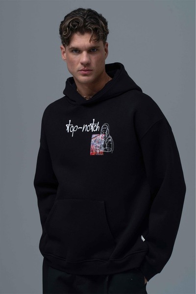 Eritqaa Zemli̇ya_Unisex Thick 3 Thread Ov Oversized Sweatshirt – Casual Elegance & Comfort 879