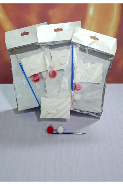 YOYOMOLD TÜRK BAYRAĞI 3 PARÇA BOYAMA - HOBİ - GELİŞİM VE ÖĞRETİ SETİ