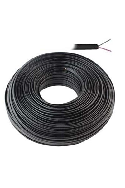 Powermaster Lan LN-TEL33 Siyah 2'li Flat Köken 100 Metre Telefon Kablosu