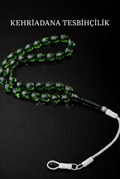 KEHRİADANA TESBİHCİLİK KEHRİADANA KEHRİBAR Gümüş Çakımlı 1000 AYAR KAZAZ PÜSK...