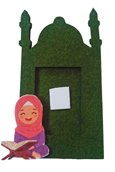 Aydede Oyunevi Ramazan Magnet Keçe Kız Çocuk Figürlü