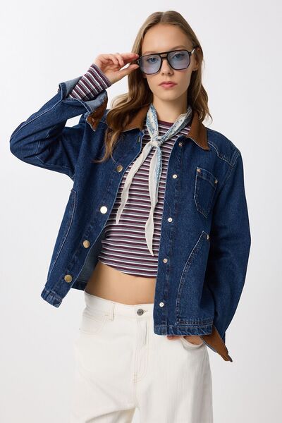 Hiccup ISTANBUL Denim Jacket with Pockets