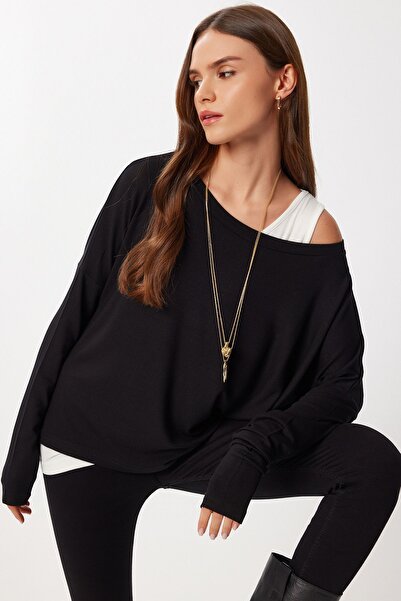 Hiccup ISTANBUL blouse with long sleeves and boat collar