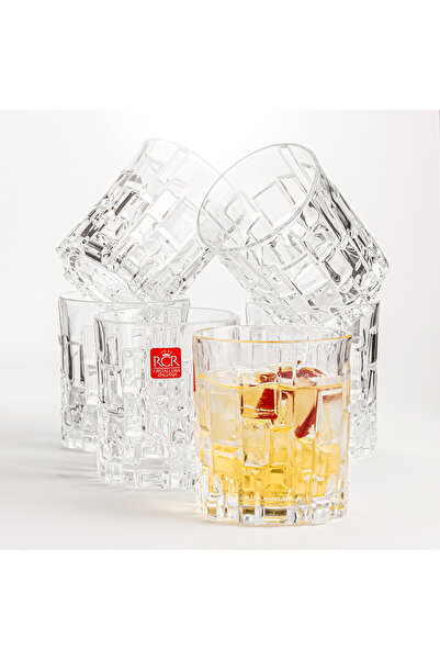 RCR 6 pc crystal tumblers set 330 ml Etna dof collection