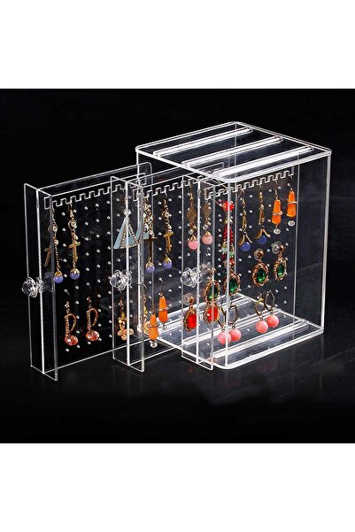 YL Dış Ticaret Çekmeceli Takı Düzenleyici Stand - Bileklik , Küpe, ve Kolye O...