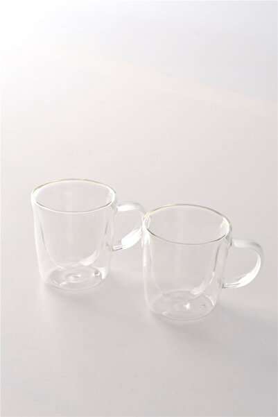Tohana Çift Cidarli Cam Ikili Fincan * 2X100 ML.
