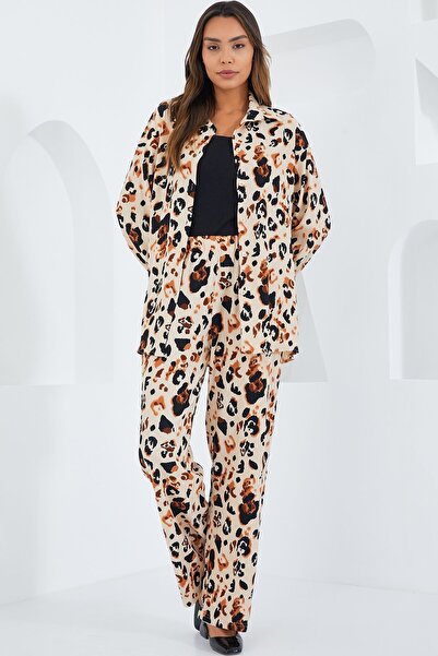 Hiccup Set tricotat cu cămașă și pantaloni texturați cu mânecă lungă BDART