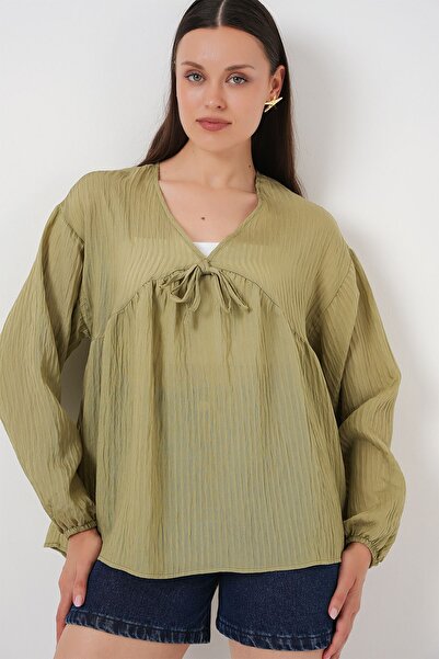 Hiccup BDART V-подібна блузка з воланами