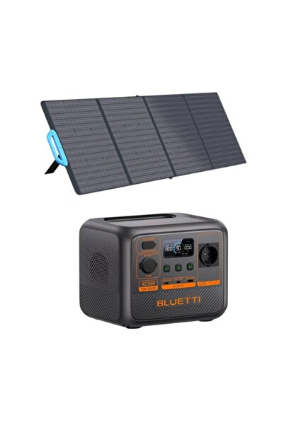 Bluetti Generator solar portabil AC50P cu panou solar mobil PV200 de 200W