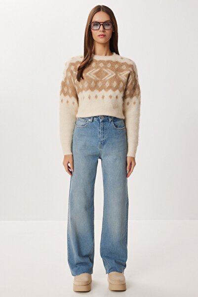 Hiccup ISTANBUL high-waisted straight-leg denim jeans