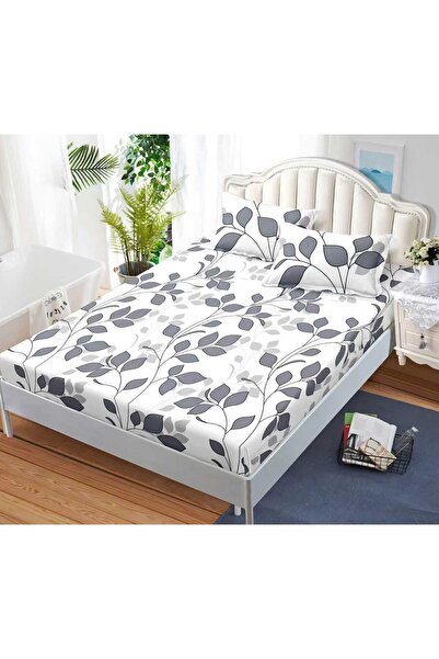 Casa de Vis Fitted sheet with elastic + 2 pillowcases, 160/200, Online, JE-73