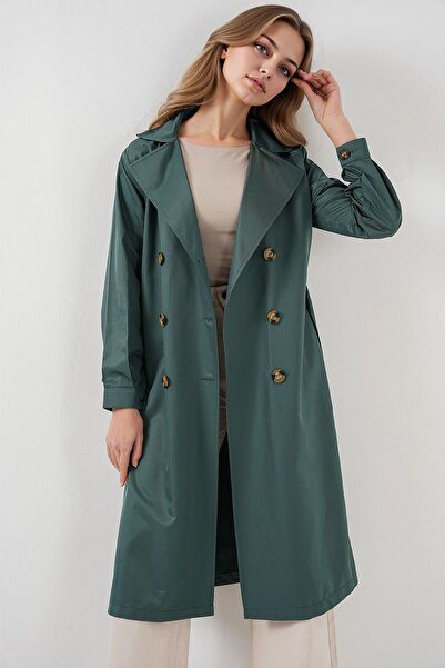 Hiccup Trench cu guler dublu și nasture BDART