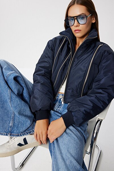 Hiccup ISTANBUL Quilted bomber jacket with zipper details