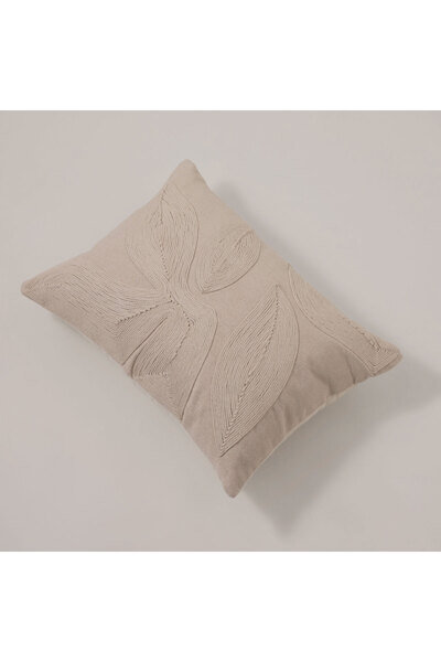 Boutique Blanche cotton rectangular cushion cover 35*50cm, white