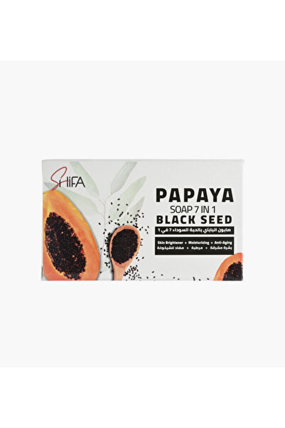 Shifa صابون حبة البركة والبابايا 7 في 1 - 135 غرام