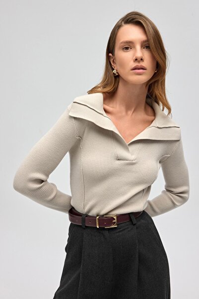 Hiccup MAI STUDIOS Inari Polo Collar Sweater