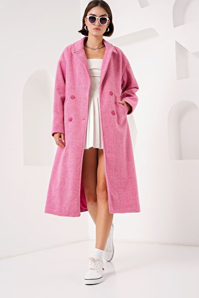 Hiccup Palton lung din lână BDART, croială largă, supradimensionat