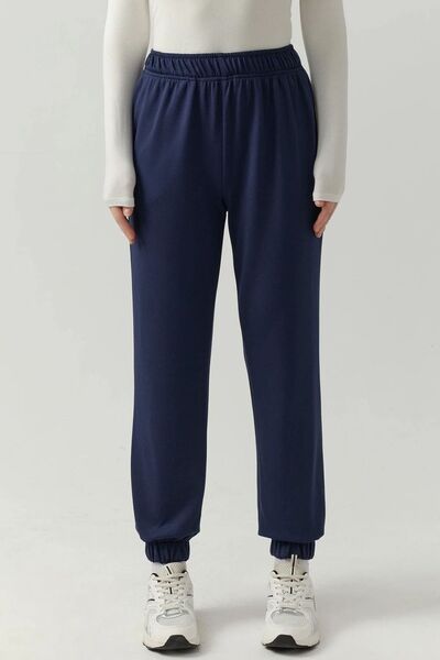 Hiccup Pantaloni jogger din modal cu talie elastică