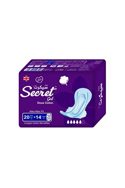 Secret Sanitary Pads Purple 290mm – Ultra Absorbent, Soft & Comfortable Prote...