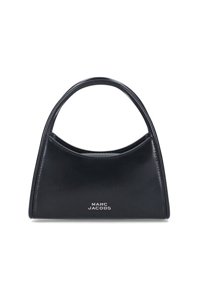 Marc Jacobs Women's the Glam Claw Clip Leather Shoulder Bag - Black