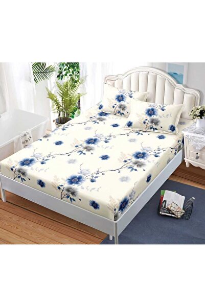 Casa de Vis Fitted sheet with elastic + 2 pillowcases, 160/200, Online, JE-70