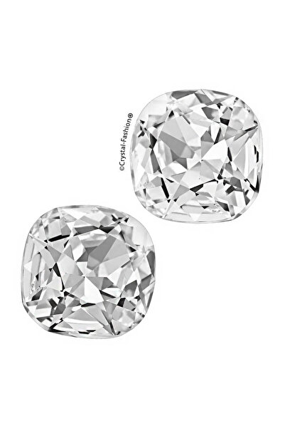 Crystal-Fashion® Silver Cushion Earrings