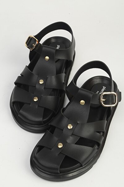 Pierre Cardin Черни дамски сандали PC-7833