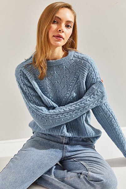 Hiccup Knitted sweater with Bianco Lucci pattern