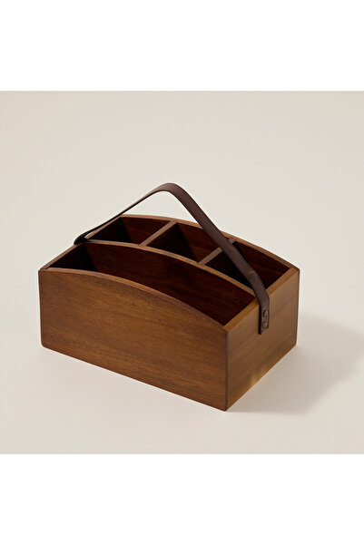 Alberto wooden utensil organizer 16*24*12 cm
