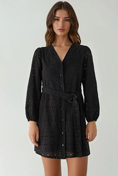 Hiccup Μίνι φόρεμα με μοτίβο V λαιμόκοψης Pika Collection