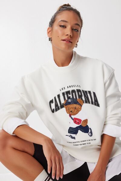 Hiccup Printed Crew Neck Sweatshirt – ISTANBUL