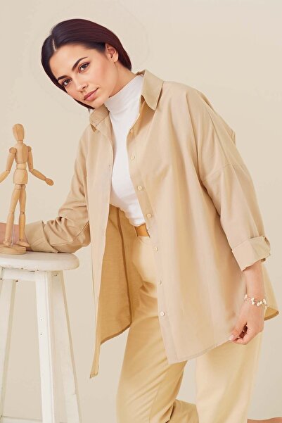 Hiccup قميص بوبلين بأزرار وقصة مريحة من BDART