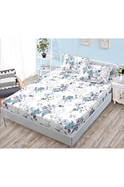 Casa de Vis Fitted sheet with elastic + 2 pillowcases, 160/200, Online, JE-66