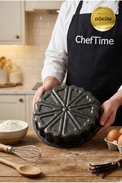 CHEFTİME Ergonomik Kalp Desenli Kek Kalıbı