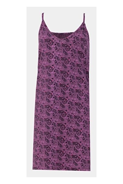 Jil Slip Dress, Burgundy Paisley, Cotton, Egyptian Product, XL