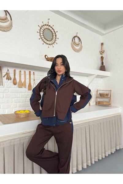 Ekim Store Shawl Detail Cardigan Pants Double Set