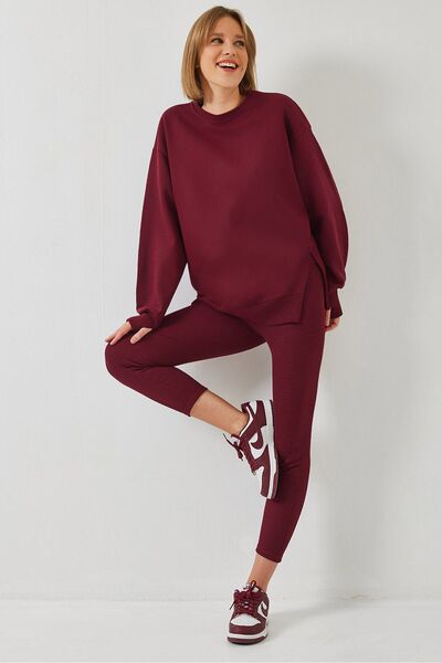 Hiccup Bianco Lucci ribbed tights set, top and bottom