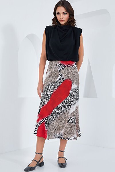 Hiccup BDART Еластична пола с А-образен крой и средна дължина