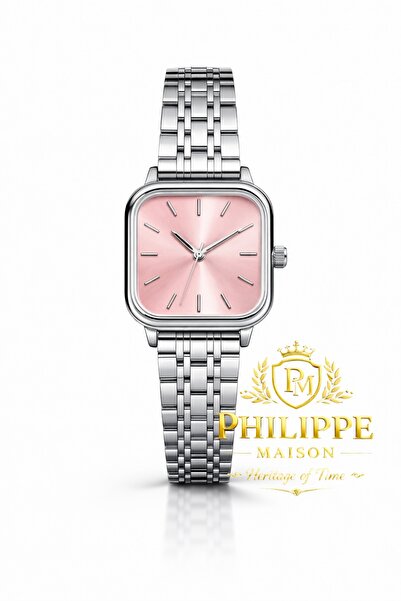 PHİLİPPE MAİSON Minimal Square Women's Wristwatch