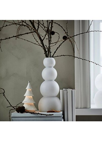 IKEA Vınterfınt Vase White 32cm
