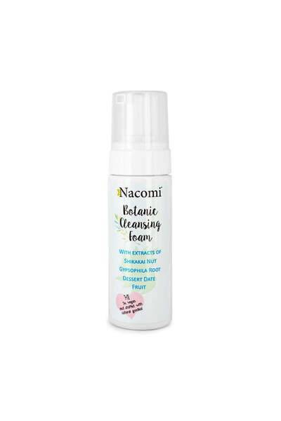 Nacomi غسول رغوي للوجه بخلاصة جوز الشيكاكاي وجذر الجيبسوفيلا وفاكهة التمر الحلوة