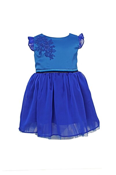 ambar studio ZOEY electric blue tulle girls dress